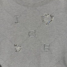 Load image into Gallery viewer, Vintage ICE B Iceberg Grey Rhinestone Embellished Sweatshirt Y2K Womens S
