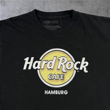 Load image into Gallery viewer, Hard Rock Cafe "Hamburg" Classic Souvenir Logo Spellout Graphic T-Shirt
