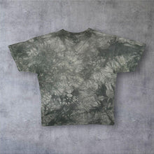 Load image into Gallery viewer, Vintage The Mountain (1996) Native American Animal Wildlife Graphic Green Grey Tie Dye T-Shirt
