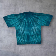 Load image into Gallery viewer, Vintage Gooses "Green Turtles Australia" Wildlife Blue Tie Dye T-Shirt
