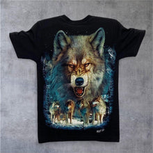 Load image into Gallery viewer, Vintage Wild Wolf Pack Animal Nature Wildlife Graphic T-Shirt
