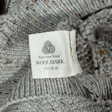 Load image into Gallery viewer, Vintage Highland Home Industries Cable Knit Jumper XL Pure Wool Made Scotland
