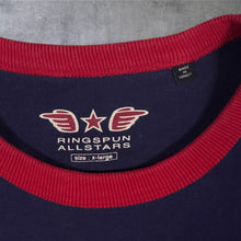 Load image into Gallery viewer, Superdry Ringspun Allstars Sid Vicious T Shirt XL Large Punk Sex Pistols Navy Blue
