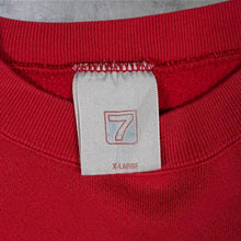 Load image into Gallery viewer, Vintage 90s Logo 7 Chicago Bulls NBA Sweatshirt XL Large Red Embroidered
