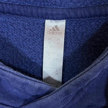 Load image into Gallery viewer, Adidas Classic Essential Embroidered Mini Logo Navy Blue Pullover Hoodie
