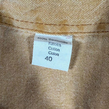 Load image into Gallery viewer, Vintage Western Style Heavy Cotton Washed Brown Short Sleeve Shirt
