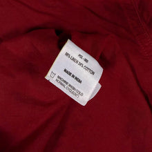 Load image into Gallery viewer, Levi's Red Tab Slim Fit Linen Cotton Blend Red Long Sleeve Shirt

