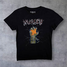 Load image into Gallery viewer, Hurley Y2K Graphic T Shirt Small Slim Fit Black Zombie Hand Skate Surf Tee
