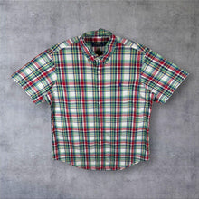 Load image into Gallery viewer, Polo Ralph Lauren Multi Plaid Check Cotton Short Sleeve Button-Down Shirt
