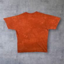 Load image into Gallery viewer, Vintage The Mountain (2000) Tiger Animal Wildlife Graphic Orange Tie Dye T-Shirt
