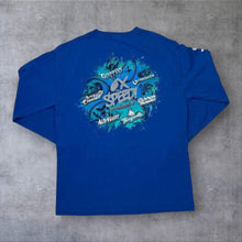 Load image into Gallery viewer, Busch Gardens "6X The Speed!" Souvenir Spellout Graphic Long Sleeve T-Shirt
