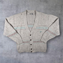Load image into Gallery viewer, Vintage 90s North Pole Nordic Cardigan Polar Bear Fair Isle Knit Jumper L XL
