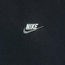 Load image into Gallery viewer, Nike Classic Embroidered Mini Logo Spellout Black Short Sleeve T-Shirt
