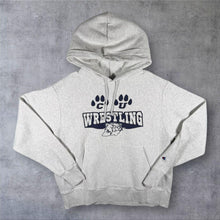 Load image into Gallery viewer, Champion Reverse Weave CU Wrestling Hoodie Mens M Grey USA College Heavyweight
