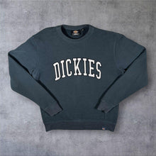 Load image into Gallery viewer, Dickies Embroidered Arc Spellout Dusty Blue Crewneck Sweatshirt
