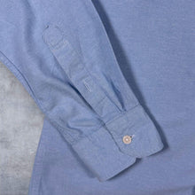 Load image into Gallery viewer, Levis Battery Shirt Mens M Light Blue Slim Fit Housemark Oxford Long Sleeve
