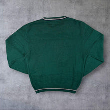 Load image into Gallery viewer, Vintage 90's Cypress Links Golf Motif Embroidered Green Cotton Knit Jumper
