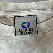 Load image into Gallery viewer, Vintage Liquid Blue (2001) Native American Graphic Beige Brown Tie Dye T-Shirt
