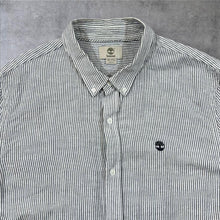 Load image into Gallery viewer, Timberland "Slim Fit" Classic Striped Long Sleeve Cotton Button-Up Shirt
