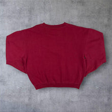 Load image into Gallery viewer, Vintage 90s Red Oak Indiana Hoosiers IU Sweatshirt Large NCAA Crimson Crewneck
