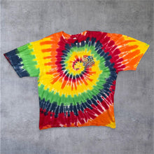 Load image into Gallery viewer, Anvil "Brew Thru" Outer Banks USA Tourist Multi Colour Tie Dye Cotton T-Shirt
