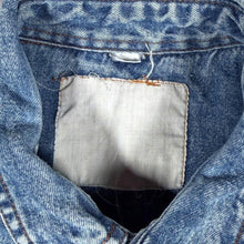 Load image into Gallery viewer, Vintage Cowboy Western Blue Denim Cotton Long Sleeve Popper Shirt
