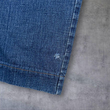 Load image into Gallery viewer, Vintage LL Bean Jeans Mens Blue Denim Utility Workwear Straight Leg 34 x 32
