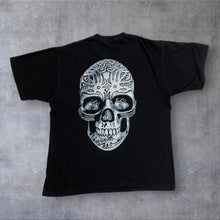 Load image into Gallery viewer, Vintage PR Activewear Gothic Tribal Tattoo Skull Graphic T-Shirt
