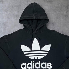 Load image into Gallery viewer, Adidas Classic Trefoil Big Logo Spellout Oversized Heavyweight Pullover Hoodie
