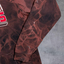 Load image into Gallery viewer, Nike "Lafayette-Jefferson Bronchos" College Sports Graphic Bleach Tie Dye Hoodie
