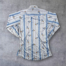 Load image into Gallery viewer, Vintage 70s Fenton Western Shirt USA Pearl Snap Cowboy Floral Rockabilly M L
