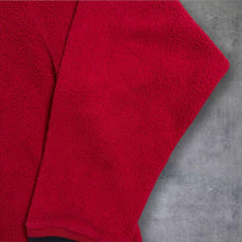 Load image into Gallery viewer, Vintage CHAPS Ralph Lauren Fleece Sweatshirt Medium Red Crewneck Logo M
