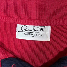 Load image into Gallery viewer, Vintage Giani Feroti Colour Block Rugby Polo Sweatshirt Red Navy White M
