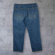 Load image into Gallery viewer, Vintage LL Bean Jeans Mens Blue Denim Utility Workwear Straight Leg 34 x 32
