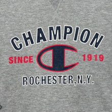 Load image into Gallery viewer, Champion Rochester Sweatshirt Size 150 Men's S Grey Since 1919 Big Logo
