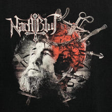 Load image into Gallery viewer, Nachtblut Graphic Spellout Gothic Dark Black Metal Band T-Shirt
