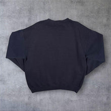 Load image into Gallery viewer, Vintage Walt Disney World Classic Embroidered Mini Logo Faded Navy Blue Sweatshirt
