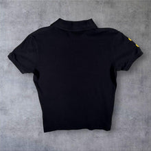 Load image into Gallery viewer, Early 00's Polo Ralph Lauren "Custom Fit" Big Pony Black Cotton Polo Shirt
