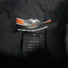 Load image into Gallery viewer, Harley Davidson Racing Performance Shirt Mens M Black Red Embroidered Y2K Biker
