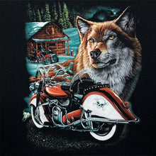 Load image into Gallery viewer, Early 00’s Rock Sport Biker Wolf Wildlife Graphic Vest Top
