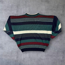 Load image into Gallery viewer, Vintage 90s The Sweater Shop Striped Knit Jumper Made in England M L
