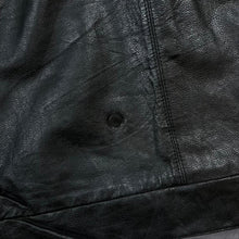 Load image into Gallery viewer, Vintage 90s Snap-on Genuine Leather Jacket Black Workwear Bomber XL
