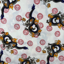 Load image into Gallery viewer, Vintage Fuhua Goth Y2K Traditional Dragon Patterned White Short Sleeve Shirt
