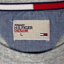 Load image into Gallery viewer, Tommy Hilfiger Denim "NY" Felt Graphic Grey Cotton Short Sleeve T-Shirt
