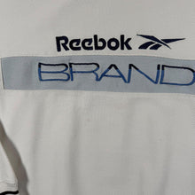 Load image into Gallery viewer, Vintage Reebok Brand Embroidered Logo Spellout White Crewneck Sweatshirt
