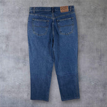 Load image into Gallery viewer, Vintage Brutus Jeans Mens Blue Denim 36L 36 x 29 Straight Leg Mod Northern Soul
