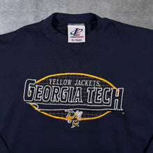 Load image into Gallery viewer, Vintage Logo Athletic NCAA Georgia Tech Yellow Jackets Embroidered College Sweatshirt
