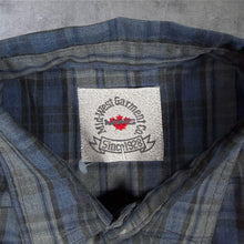 Load image into Gallery viewer, Vintage Mid-West Garment Co. Western Cowboy Check Long Sleeve Popper Shirt
