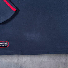 Load image into Gallery viewer, England Rugby RFU Fleece Mens Large Navy Red Quarter Zip L Sweatshirt
