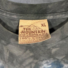 Load image into Gallery viewer, Vintage The Mountain (1996) Native American Animal Wildlife Graphic Green Grey Tie Dye T-Shirt
